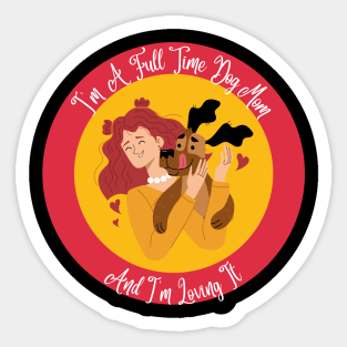 Perfect Dog Mom Sticker